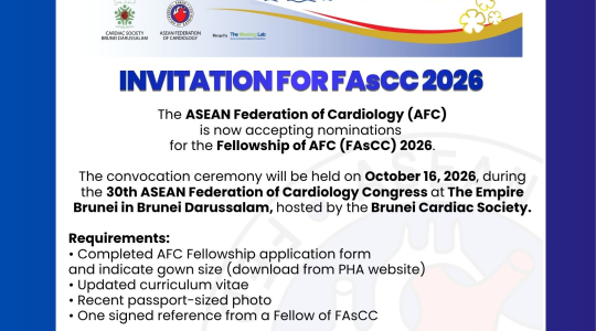 INVITATION FOR FAsCC 2026